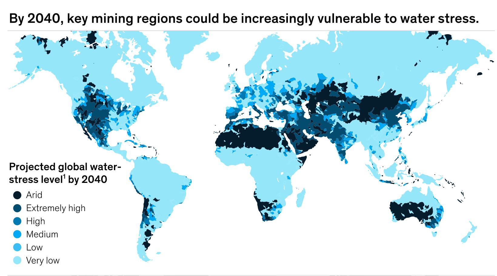  全球水资源分布图 Distribution map of global water resources